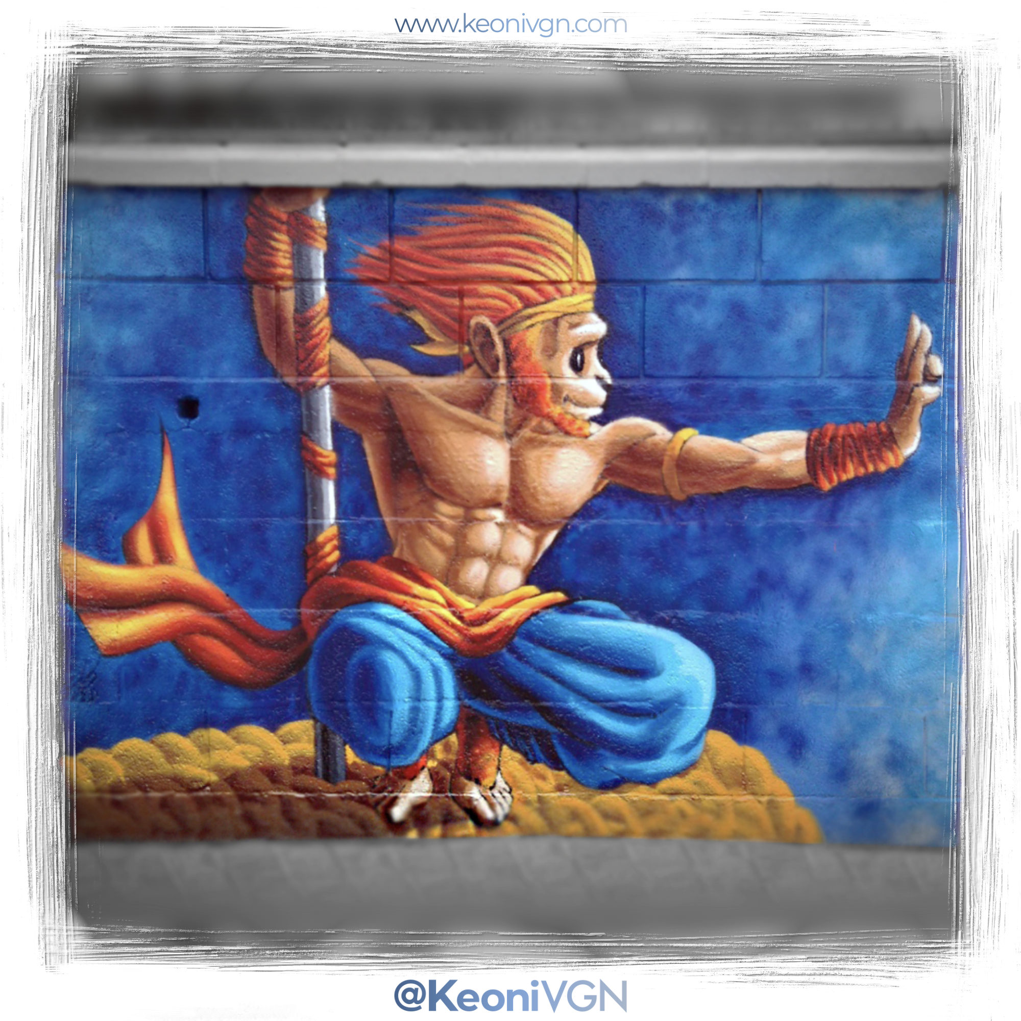 Mural Sun Wukong