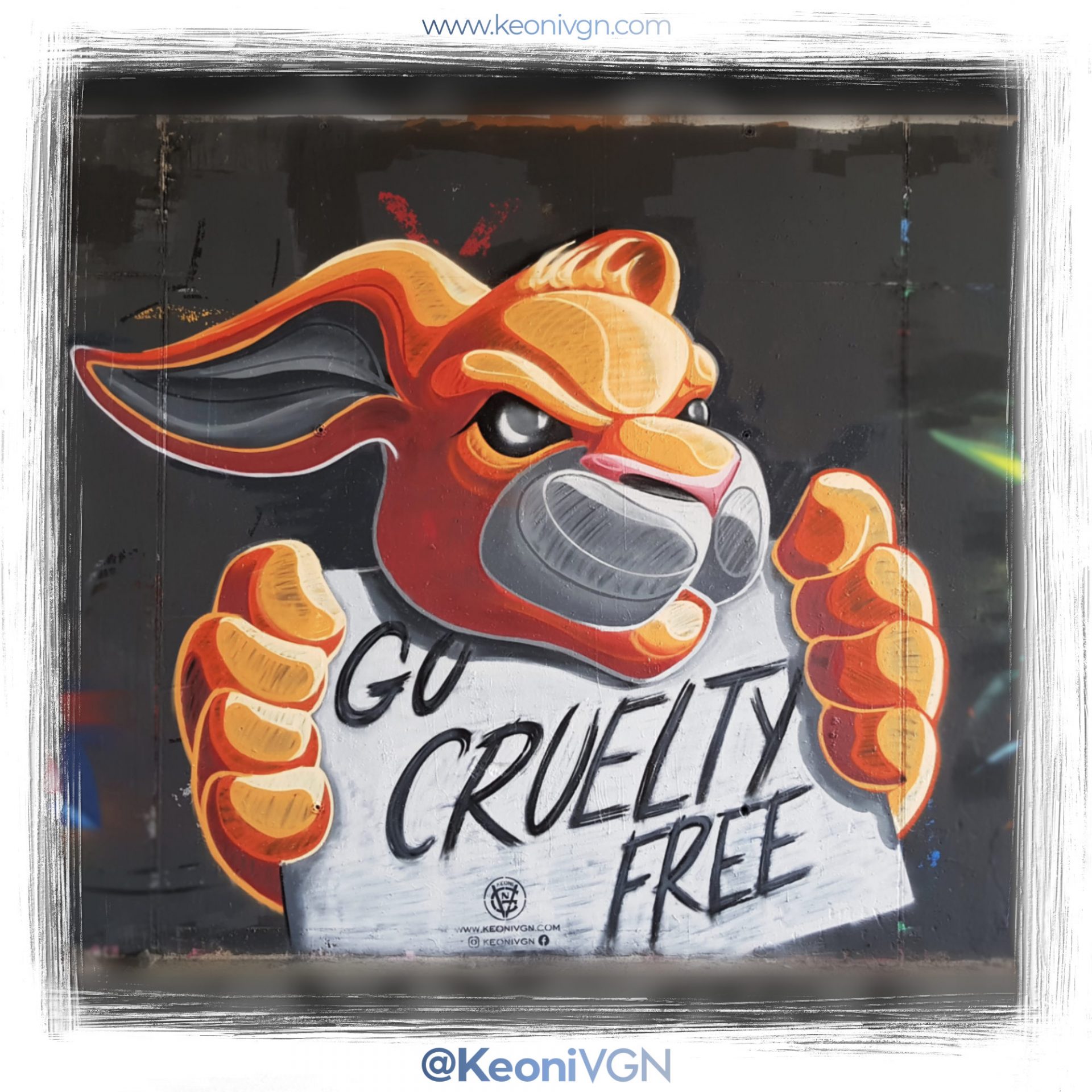 Mural Go Cruelty Free