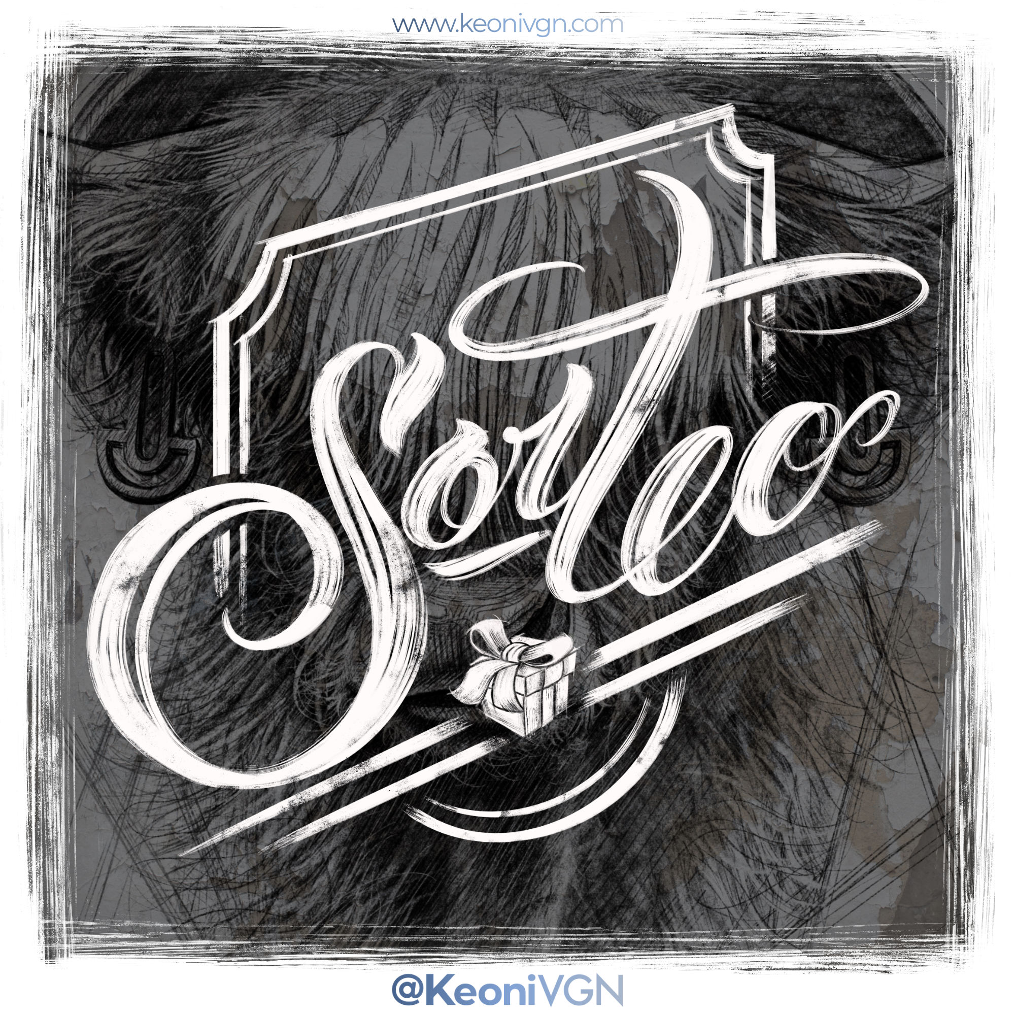 proyecto LETTERING SORTEO KEONI VGN