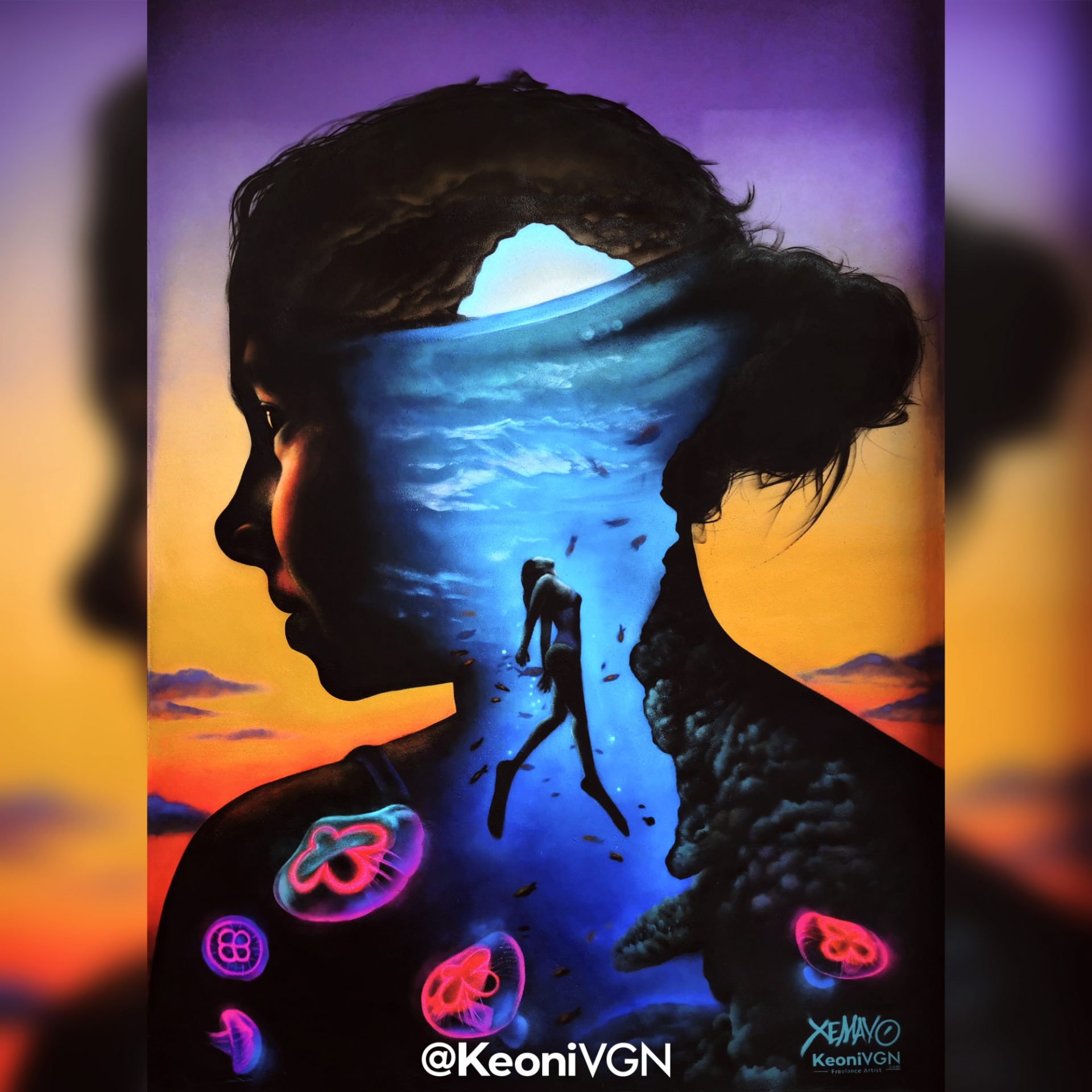 Mural Indomable para Keep it Written 2022