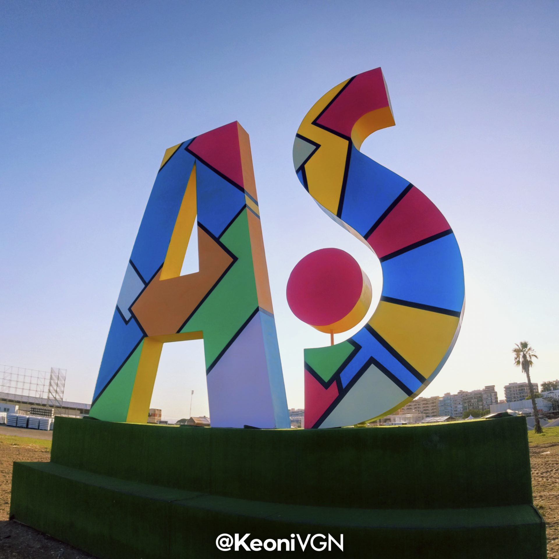 Mural pintado para el festival Arenal Sound 2023